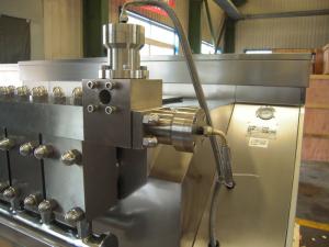 China Compact Structure Liquid Homogenizer With Pneumatic / Manual Operating factory