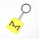 Customize rubber pvc keychain Zinc Alloy Metal Key Rings Fashion Key Tags