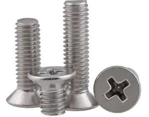 China DIN 965 Standard Cross Recessed Countersunk Phillips Machine Screw M2 - M8 factory