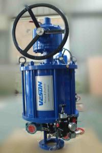 China Straight Stoke Linear Valve Actuator / Pneumatic Cylinder Valve Actuator Stable Operation factory