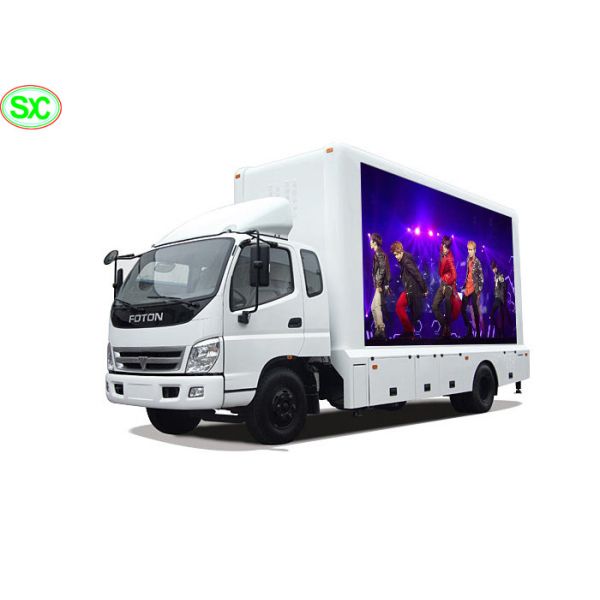P6 Full Color Mobile Truck LED Display with High Definition , Mobile LED in