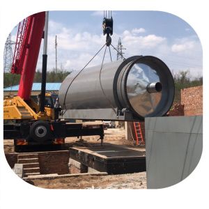 China Engineer Guided Installation Pyrolysis Plant for Recycle Waste Tire Tyre Plastic Sludge factory