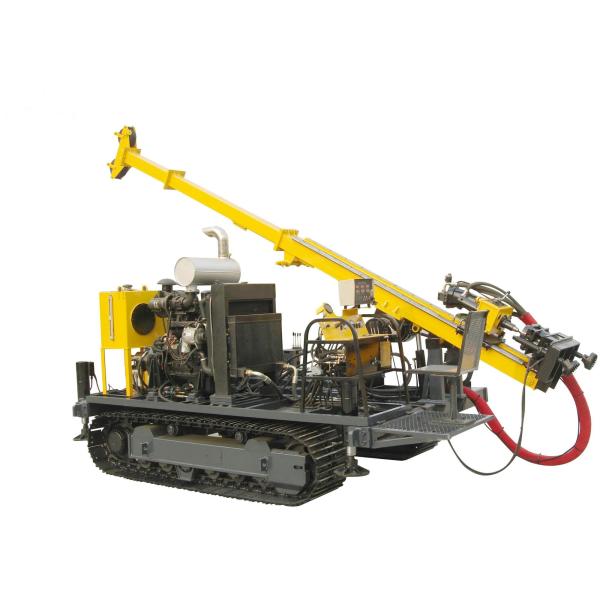 2200rpm Speed Hydraulic Crawler Core Drilling Rig Powered By 74KW Cummins Diesel