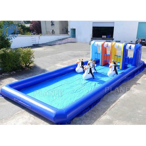 China Pony Hop Riding Race Track Inflatable Pony Hopper Game factory
