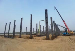 China Sturdy Durable Steel Warehouse Buildings For Manufacturing And Storage factory
