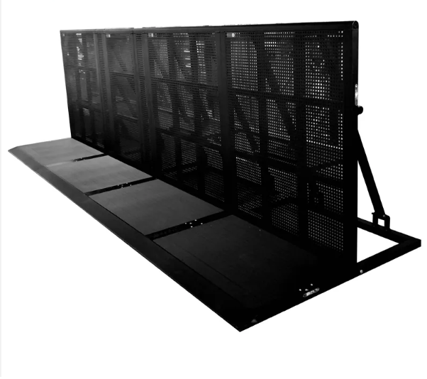 Lightweight Aluminum Crowd Control Barricades , Aluminum Concert Crowd Barriers