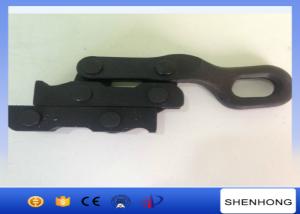 China Earth Wire Cable Pulling Clamp 12KN Parallel Jaw Type Flawless Finish factory