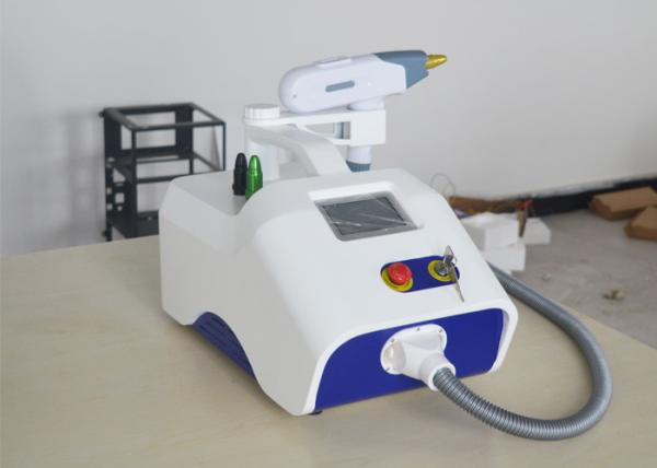White Color Portable Laser Tattoo Removal Equipment Q Switch Fast Treatment