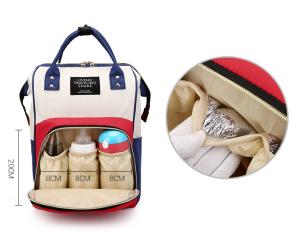 China Multifunctional Mommy Diaper Bag Backpack Large Capacity Waterproof factory