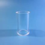 High Purity Transparent Hollow High Temperature Resistant Cylinder Fused Silica