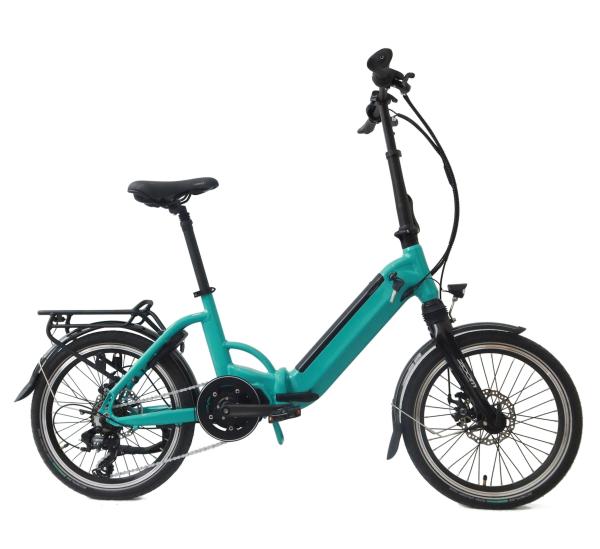 Hidden Battery Mid Drive Electric Bike Max Speed 30km/h 20 Inch Folding Ebike