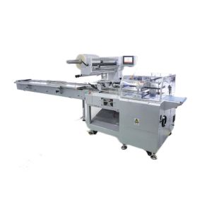 Automatic Pillow Packing Machine with 120-300 mm Package Length 35-80 mm Width
