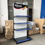 Single side supermarket shelf gandola shelves for smoke shop