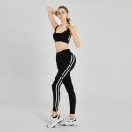 87% Nylon 13% Spandex Women Sportswear Sets Quick Drying Yoga Outfit