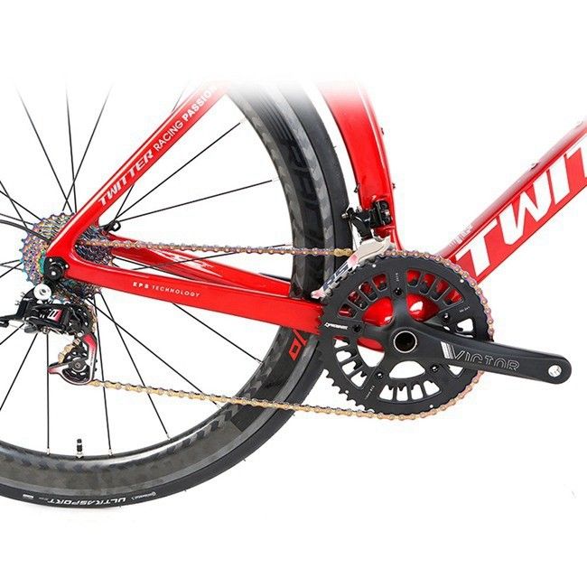 THUNDER Carbon Fiber Road Bike Carbon T800 RS 24 Speed Groupset Carbon Fiber Wheel
