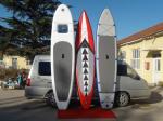 Green Inflatable SUP Board SUP11' Inflatable Fishing Sup With LOGO Customized