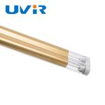 Twin Tube Medium Wave Infrared Lamp , Gold Infrared Heater Lamp 2550W