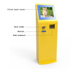 China Check Scanner 220V-240V Self Service Kiosk With Receipt Printer factory