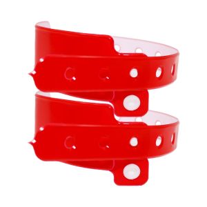 Customized Irregular Shape PVC Wristbands for Events