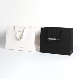 China Recyclable Custom Branded Paper Carrier Bags , Retail Paper Bags Wholesale factory