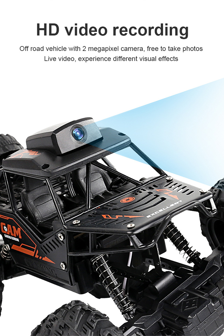 2.4G High Speed SUV RC Car with Charging and Drifting Features WI-FI Camera 4 Channels