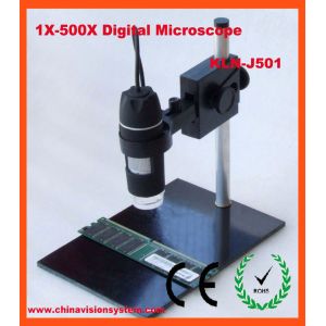 1X-500X 25cm Working Distance USB Digital Microscope