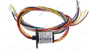 China 12mm External Diameter Low Temperature Slip Ring With Electric Power And USB Signal For Robot Arm factory
