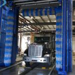 Rollover Bus Wash Station With High Pressure Water And Brush Cleaning