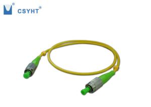 China FC SM Fiber Optic Jumper Cables Low Insertion Loss And Back Reflection Loss factory