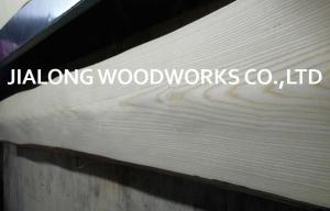 China Door Ash Natural Flexible Wood Veneer Sheets Crown Cut Elastic 0.45mm Thickness factory