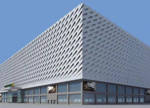 China Color Customized Modern Curtain Wall Aluminum Alloy Thermal Insulation factory