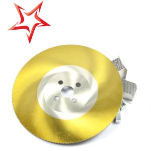 China Steel Band Any Size High Speed Steel Saw Blade Ti Coated For Cutting Pipe factory