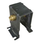 Custom stamping metal parts - support , made of Iron steel thickness 4.0mm