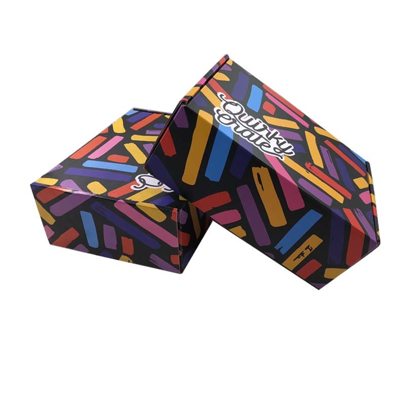 Self - Locking Recycled Printed Packaging Boxes Collapsible Fold Up Gift Boxes