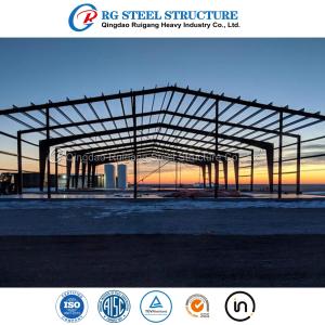 China Metal Light Weight Prefab Structural Steel Office Building / Hangar / Workshop /Warehouse factory