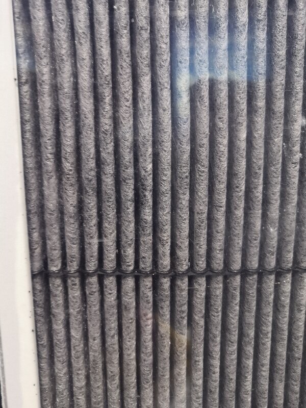 Carbon Cloth V Type Combined High Efficiency Air Filter Plastic Frame Pleated