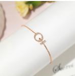 0.10ct 18K Gold Diamond Bracelets Only Beautiful Girls Rose Gold