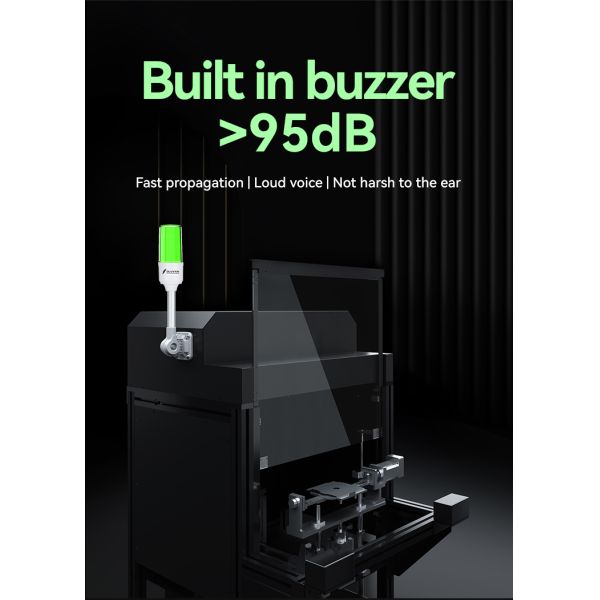 Foldable Led Machine Tool 24v Stack Light With Buzzer Luminous Flux 400Lm