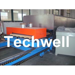 Caterpillar Type PU Sandwich Panel Making Machine For Sandwich Panels With Various Thickness