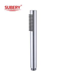 China Brass microphone handshower hand shower for shower column bathroom silicon nozzle easy cleaning round OEM factory