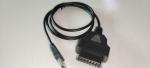 12V 24V OBDII To USB Cable Female To 2.0A Male Plug Multipurpose