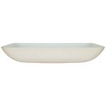 Lacquered Bathroom Wash Basins 18 Inch Tempered Glass Sink White Rectangular