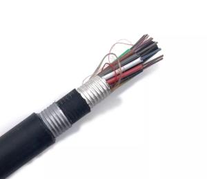 China Direct Burial Fiber Optic Cable GYTA Armoured Single Mode 144 Core Double Sheath factory