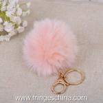 Wholesale Colorful DIY Decoration Fake Rabbit Fur Pom Pom Ball For Key Chain