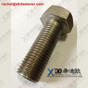 China Monel400 M14 full thread bolt UNS N04400 2.4360 copper nickle alloy factory