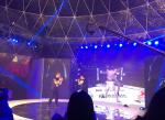 Galvanized Steel Tube 360 Projection Screen Large Dome Tent , 100 Feet Diameter