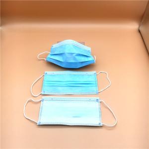 China Non Woven Fabric 3 Ply Face Mask / Medical 3 Layer Face Mask High Filter Efficiency factory