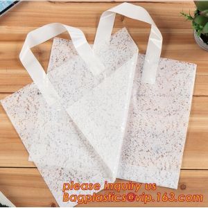 eco-friendly biodegradable compostable Soft Loop Handle Shopping Garment Recycle