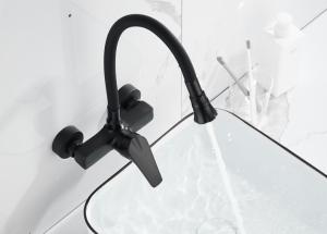 China Ceramic Core Rotatable Pressurized Kitchen Sink Faucets factory