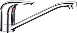 China Chrome Plated Home Depot Sink Faucets Ceramic Cartridge Faucet Normal Height factory